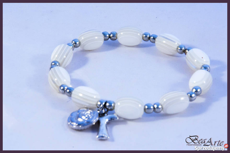 Różaniec dziesiątka bransoletka na gumce Łysa Góra