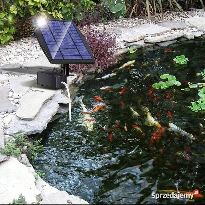 Napowietrzacz solarny120 lhz AkumulatorStawOczko