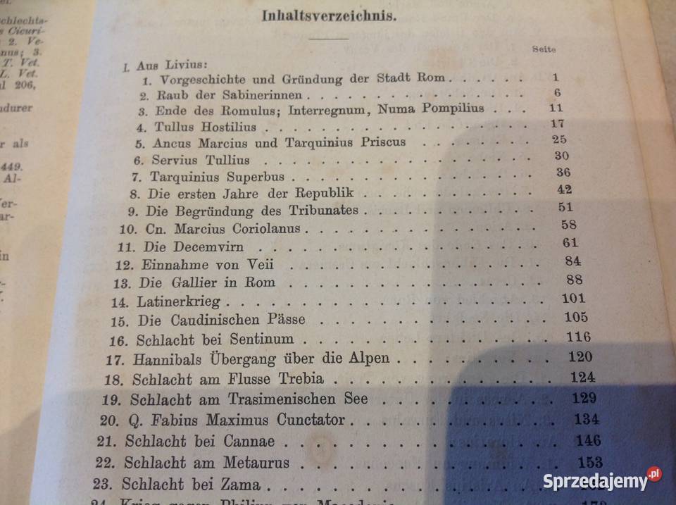 Stara Książka Łacińska z 1882 roku Dr RICHARD Nowa Sól