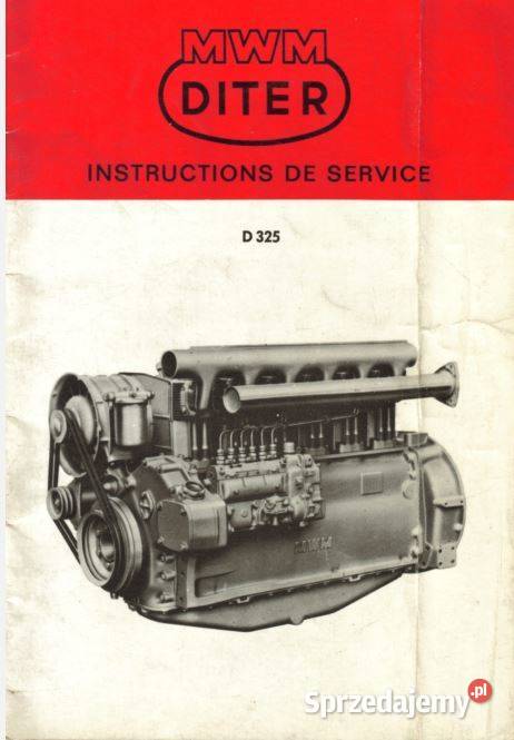 Diesel MWM D325 D3252 D3253 D327 silnik Książki i Podręczniki