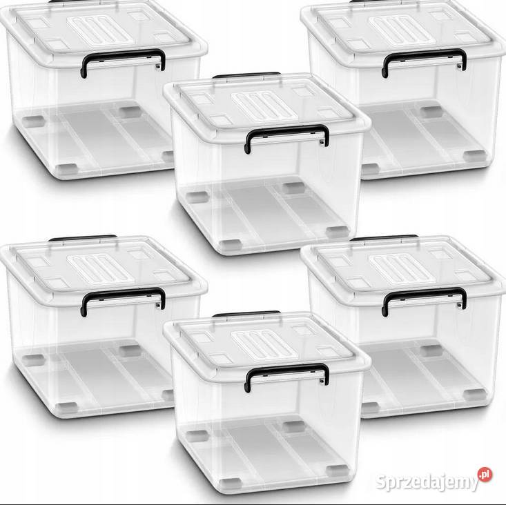 Pudełka do przechowywania z pokrywką zestaw 6 Pasłęk