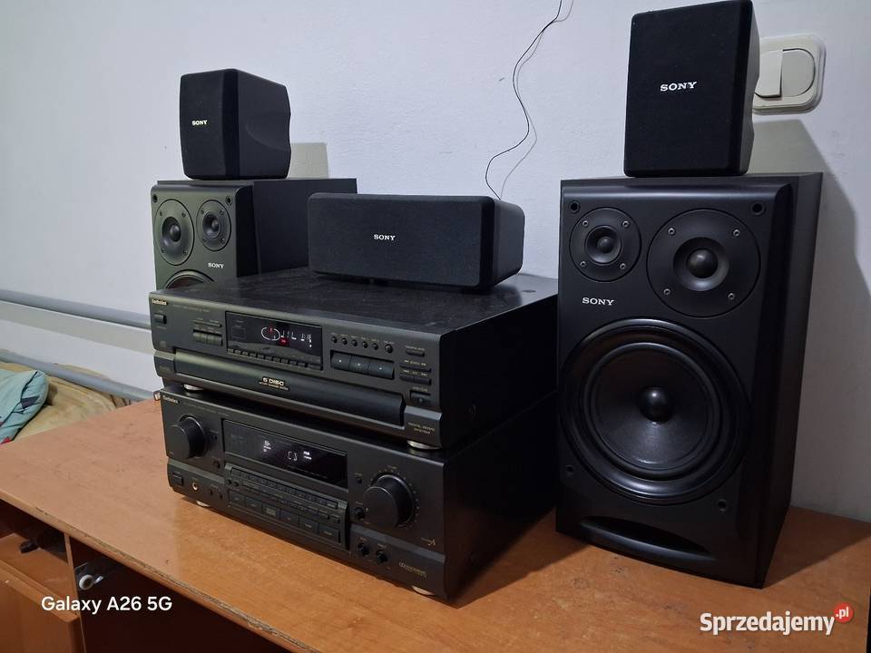 Wieża Technics pro logic Kolumny Sony zachodniopomorskie Dębno