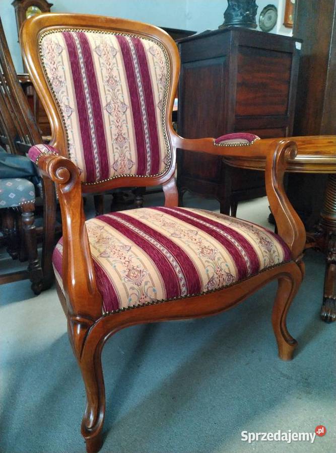 Oryginalny włoski fotel Ludwik wygodny Białystok sprzedam