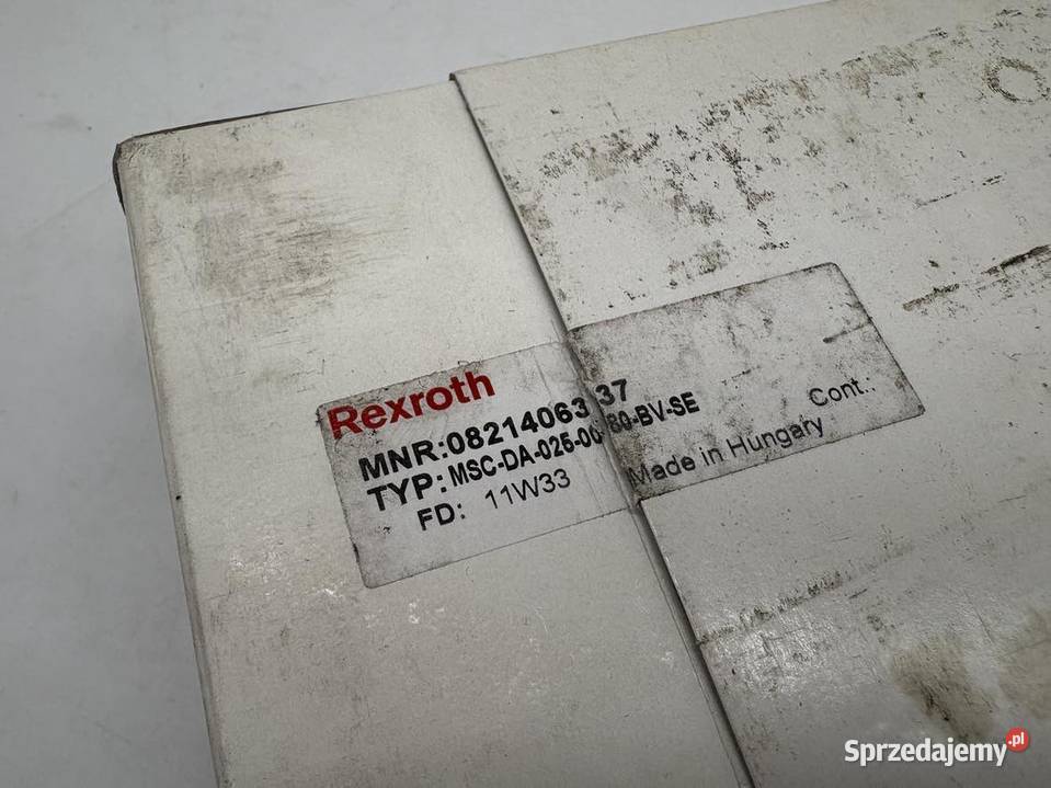 Rexroth MSCDA0250080BVSE 0821406337 mazowieckie Warszawa sprzedam