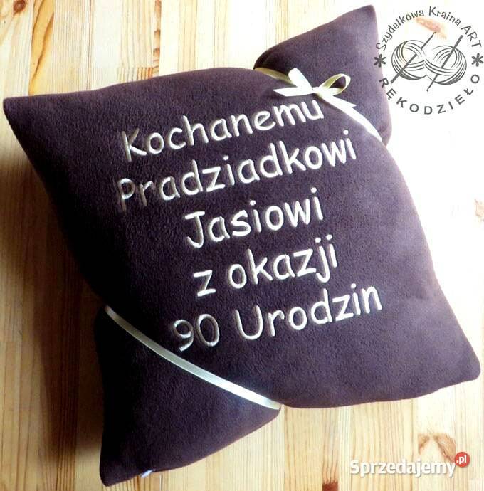 Prezent okrągłe 90 URODZINY dziewięćdziesiątkę Dekoracje i ozdoby Toruń