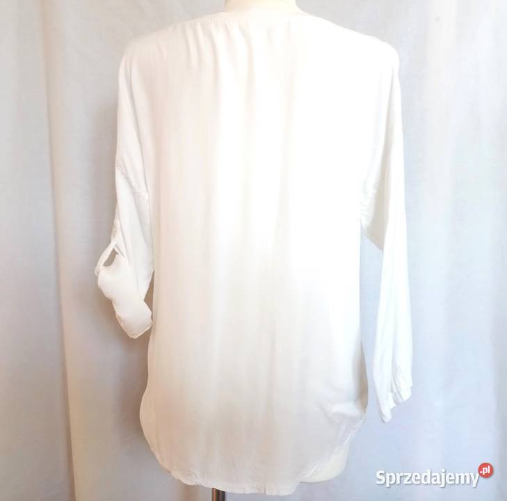 Bluzka biała Bluza elegancka r 40 Rękaw 34 biały Białystok