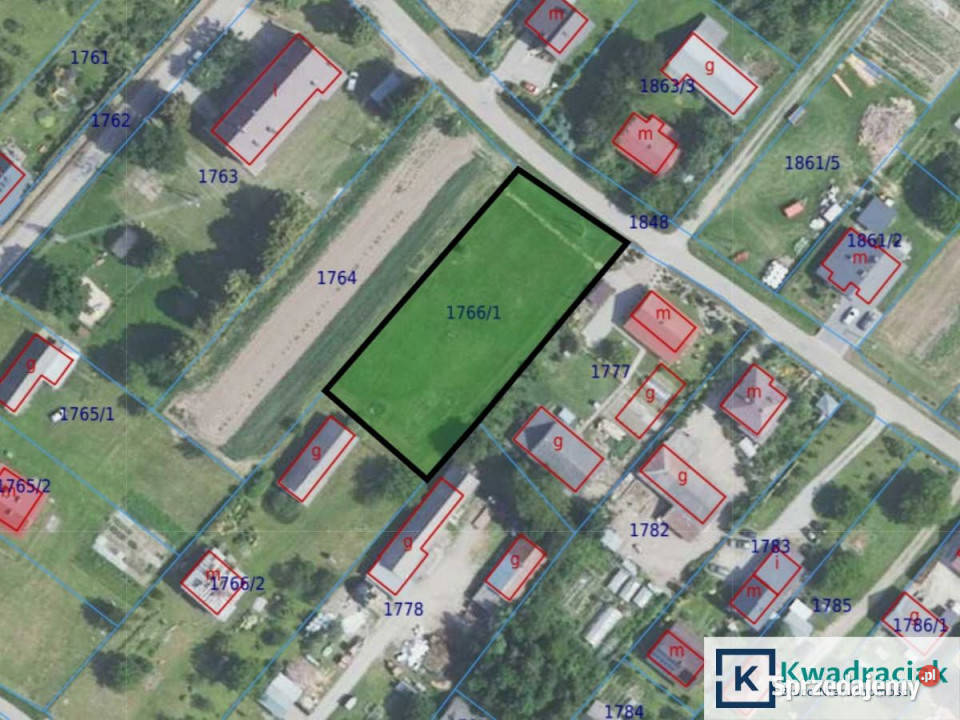 sprzedaży gruntu 2012m2 Posada Jaćmierska Sprzedaż podkarpackie