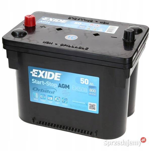 Akumulator Exide AGM 12V 50Ah 800A L EK508 osobowe