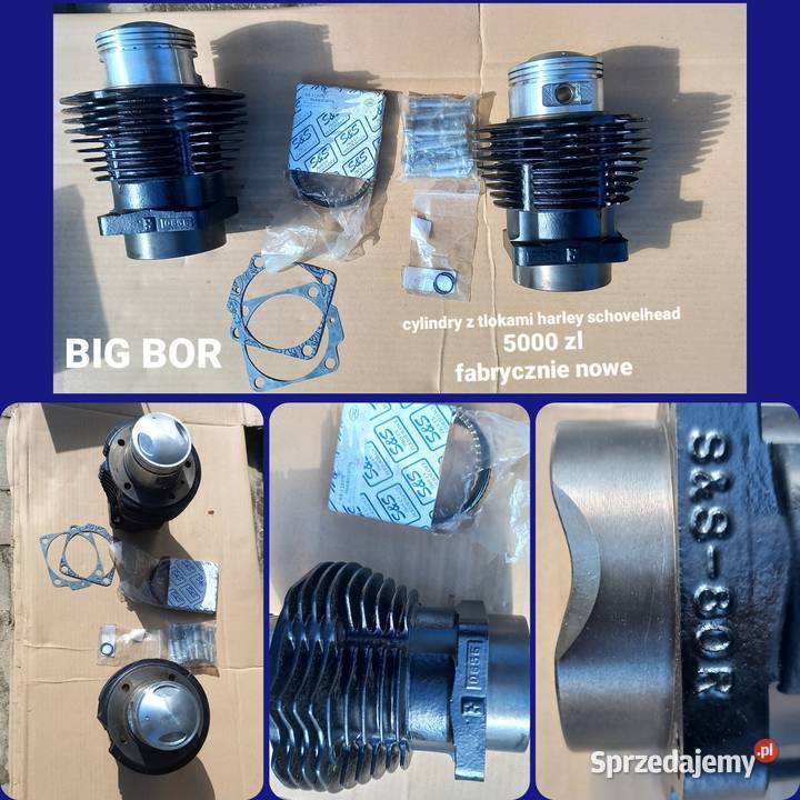 Cylindry z tłokami harley schovelhead big bor lubelskie Hrubieszów
