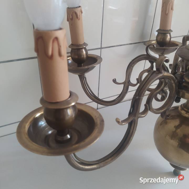 Żyrandol z mosiądzu pomorskie Gdańsk sprzedam