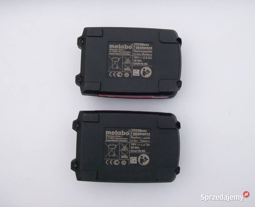 Bateria akumulator METABO 2Ah 2 Karniewo