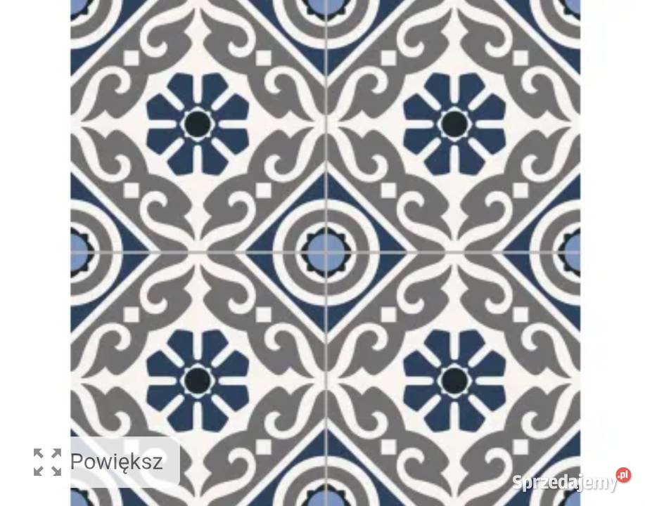Płytki Gres szkliwiony Musa blue 3315 x 3315 Katowice