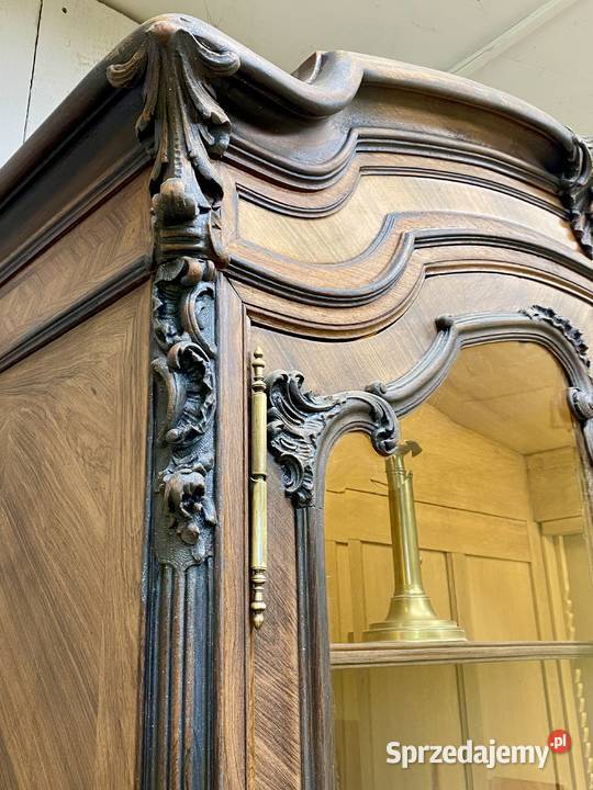 BIBLIOTEKA witryna oczyszczona Louis XV Paryż Szafy i garderoby Poznań