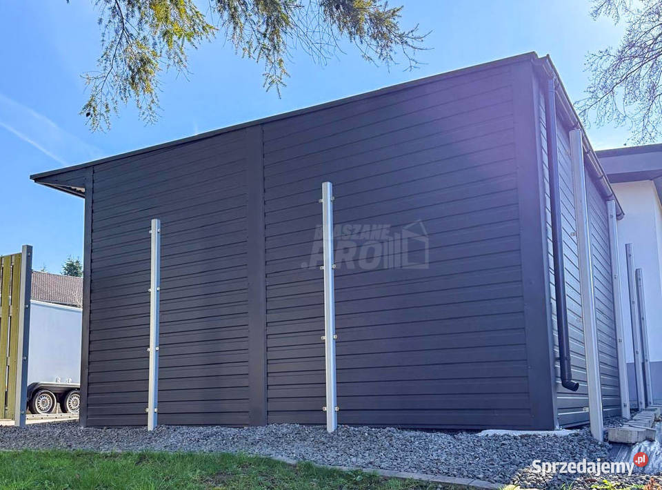 Carport Wiata samochodowa CarPort 45 m antractyt 699zł/m2 Żnin