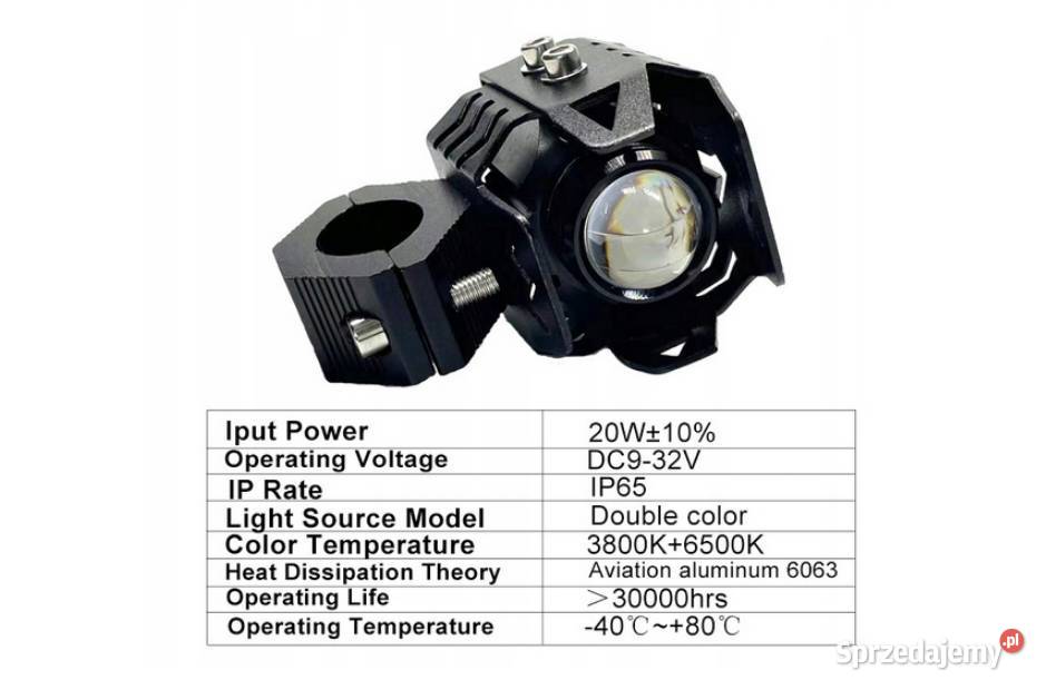 HALOGENY MOTOCYKLOWE LED 2 TURYSTYK śląskie
