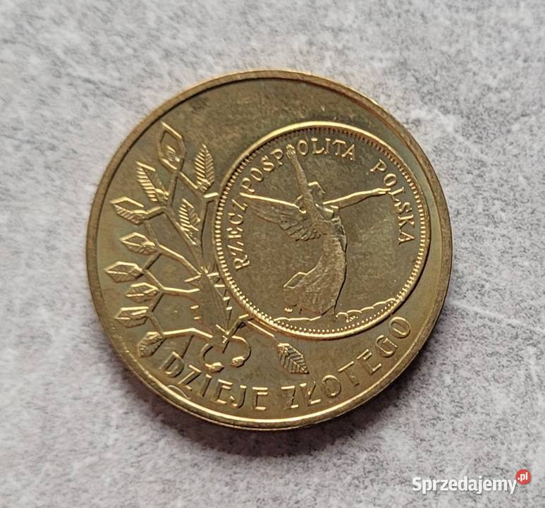 77 POLSKA 2 Złote 2007 r DZIEJE ZŁOTEGO Numizmatyka łódzkie sprzedam