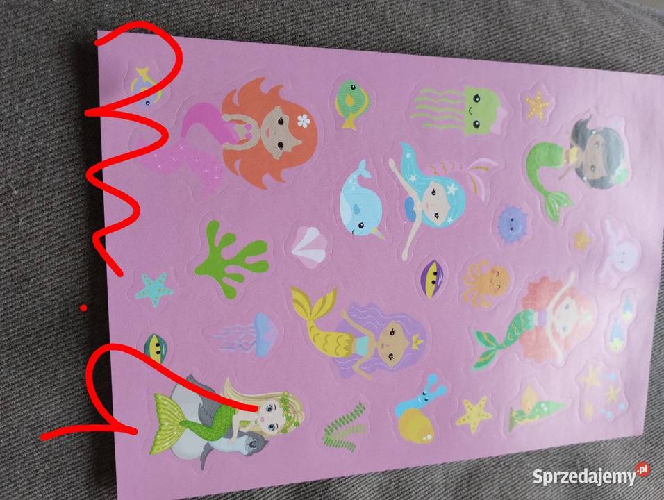 Naklejki rybki syrenki Siemiatycze sprzedam