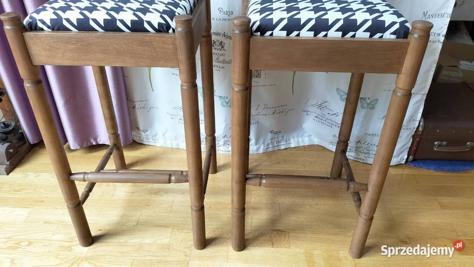 Dwa hokery krzesła barowe Szczecin