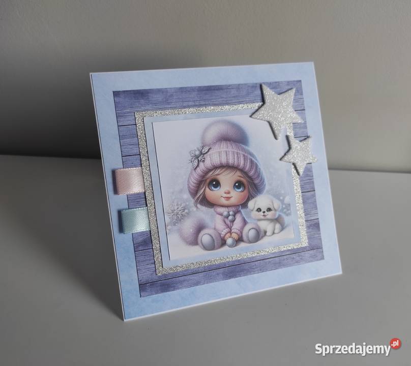 Kartka ręcznie robiona handmade z okazji urodzin Dla Dziecka Łódź