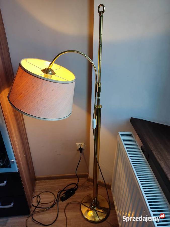 Lampa stojąca podłogowa chromowana z regulacjami Lampy podłogowe Głuchołazy