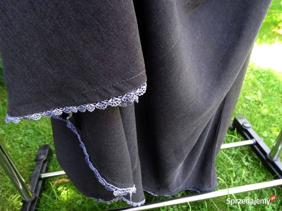 Długa Sukienka grafitowa 40 Nowy Sącz