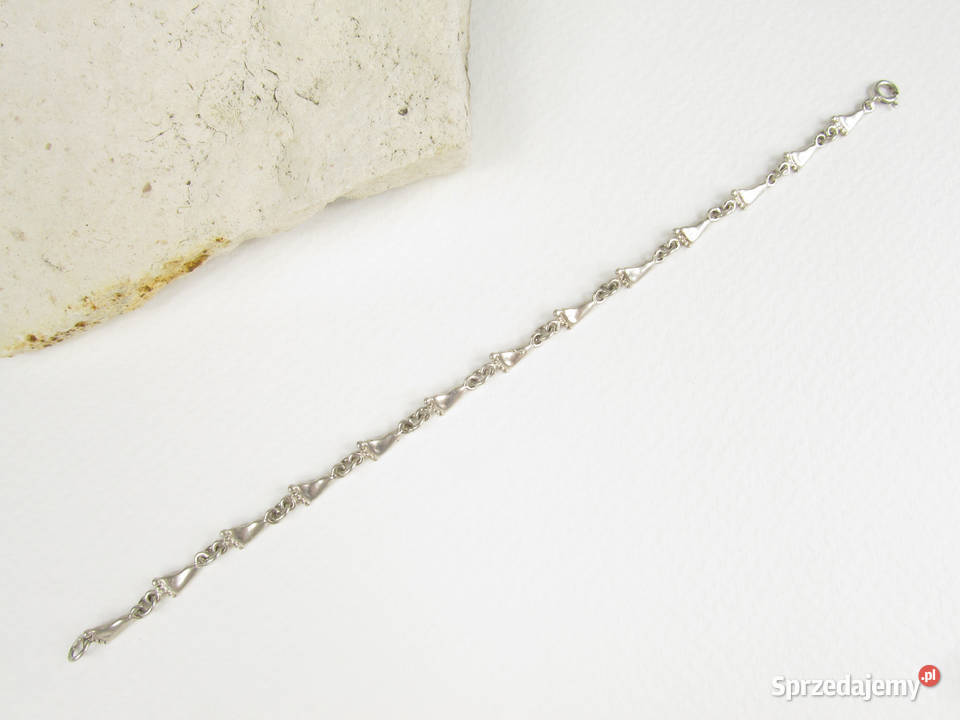 Srebrna bransoletka stópki vintage unikat srebro Biżuteria Katowice