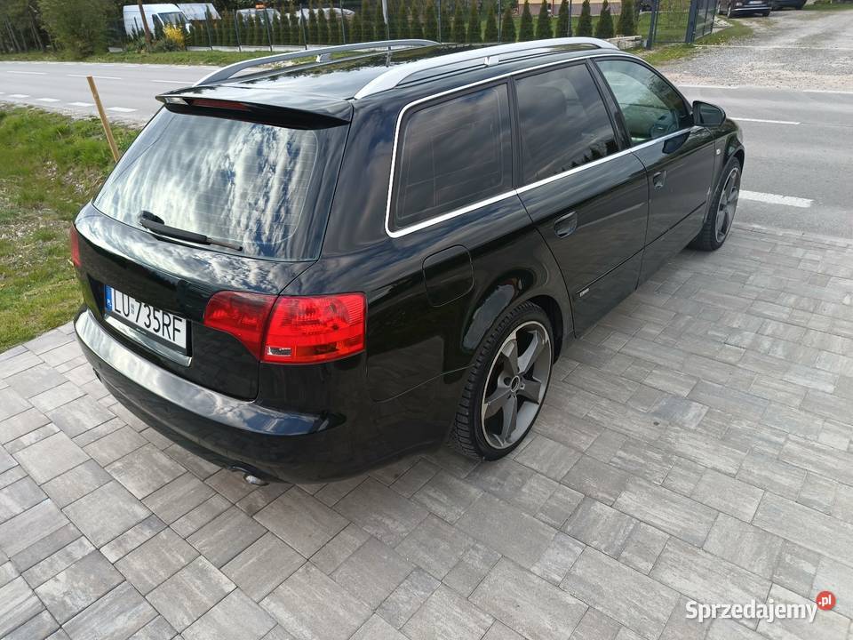 Audi A4 B7 20 TDI Quattro 4x4 czarna zadbana światła przeciwmgielne