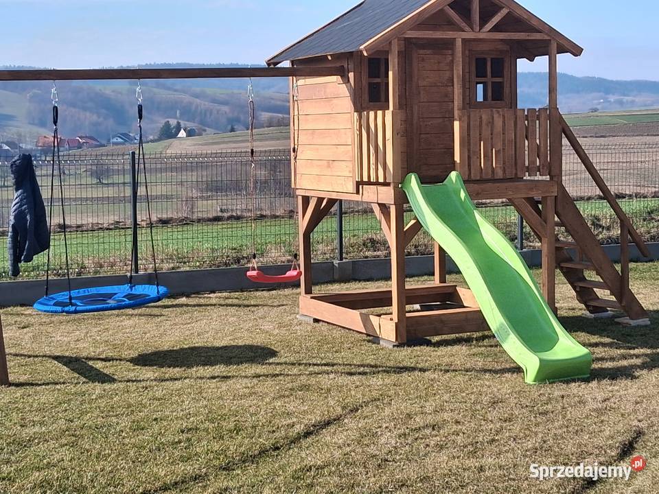Domek drewniany plac zabaw dzieci Dębica sprzedam
