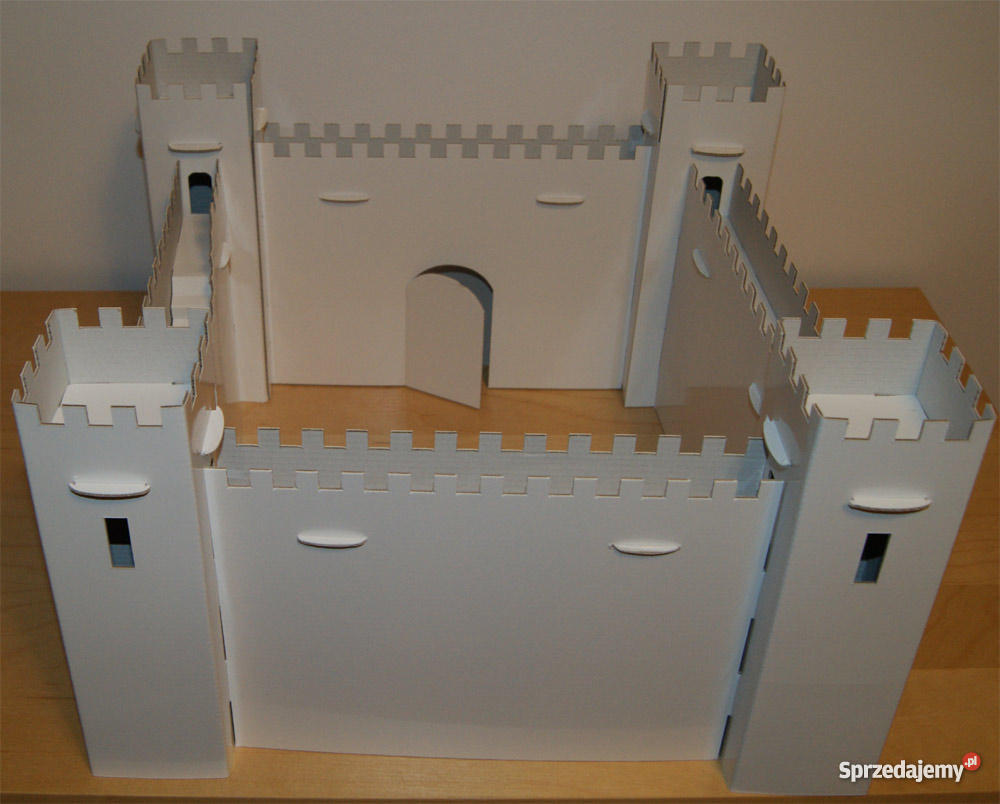 Zamek z tektury 40x40x25 20 elementów Warszawa