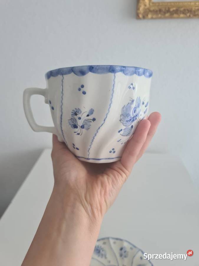 Kirsch Keramik duża filiżanka z podstawką Gorlice sprzedam