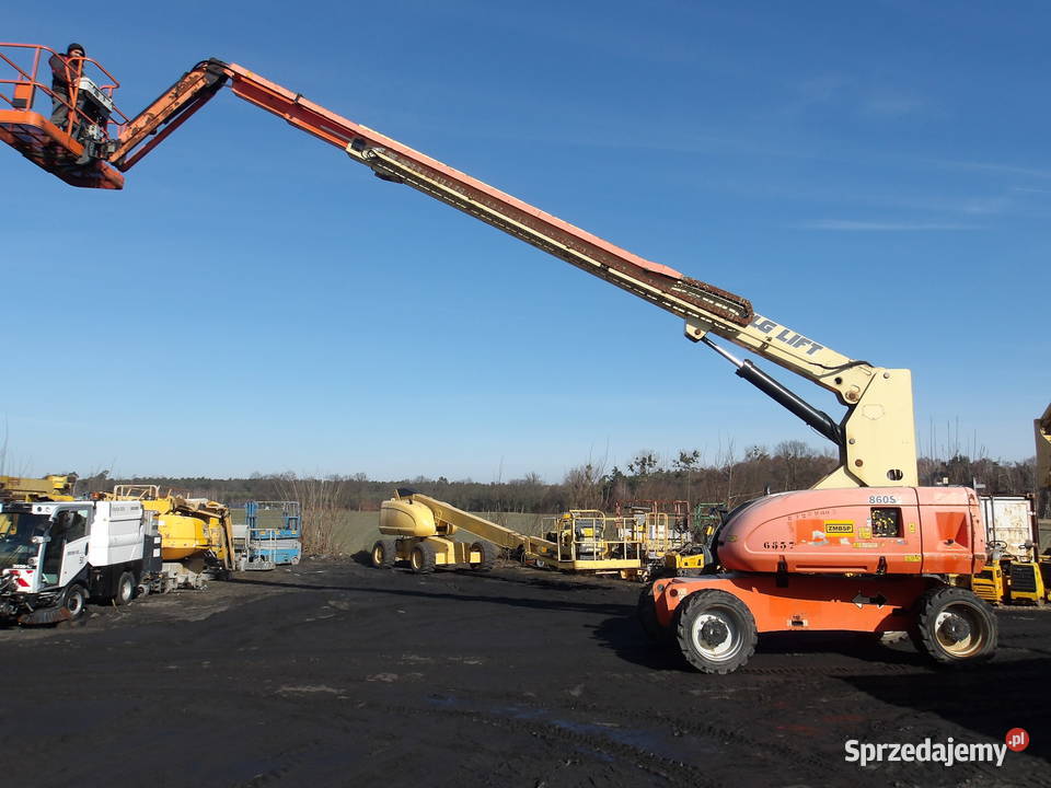 Podnośnik koszowy teleskopowy 28m 4x4 JLG 860SJ wielkopolskie Pleszew sprzedam