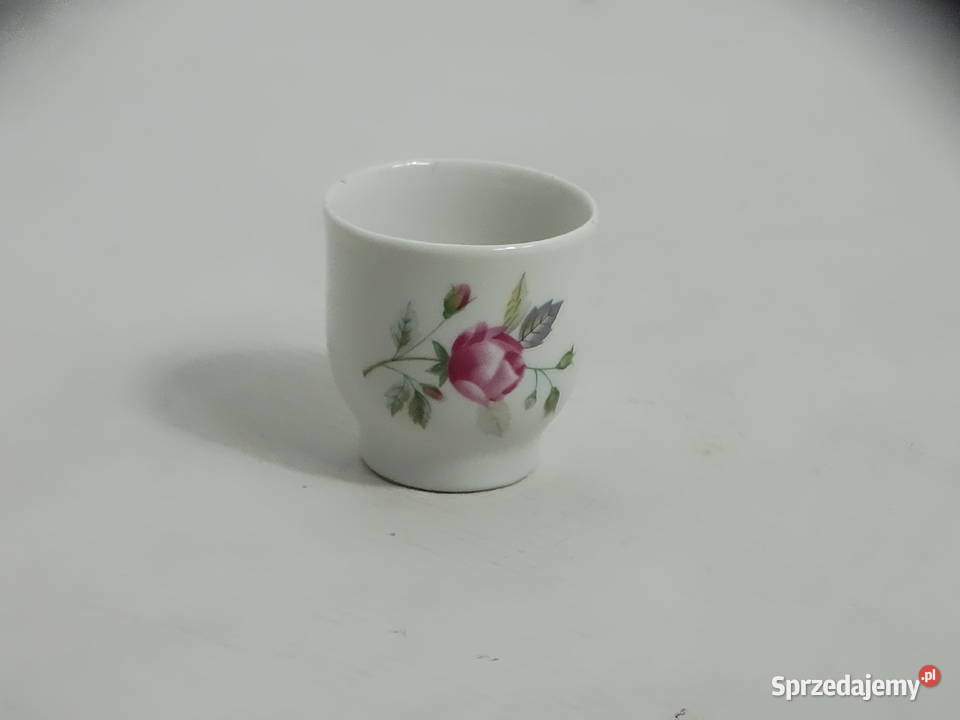 Porcelanowy kieliszek do jajek KAROLINA Motyw Biłgoraj