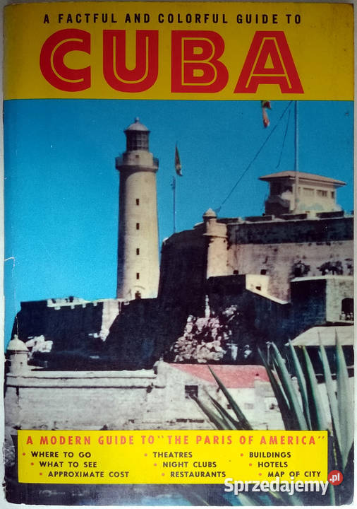Kuba przewodnik w j angielskim 1956 Limanowa sprzedam
