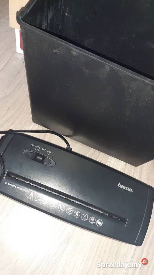 Niszczarka dokumentów hama S7 Szczecin