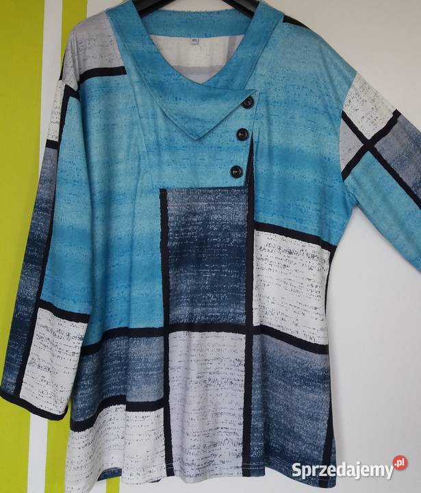 XXL5254 Wygodna bluzka tunika nowa długi