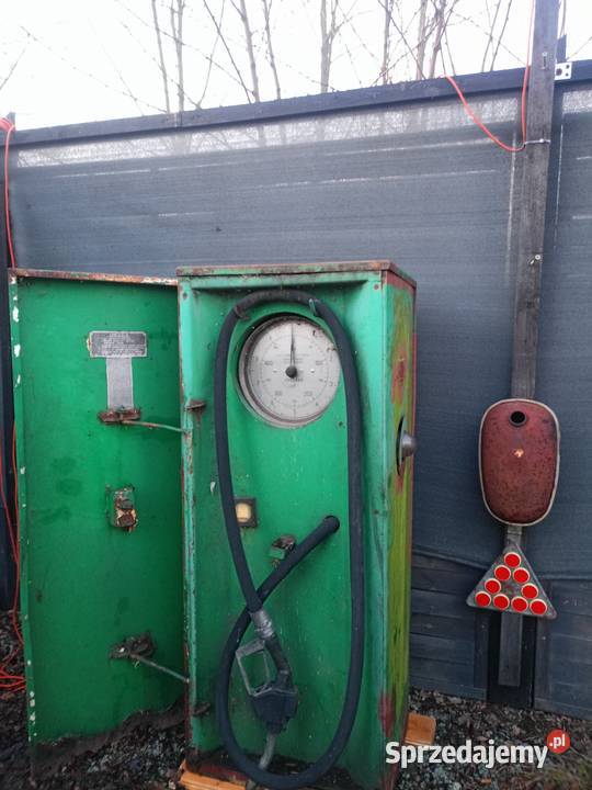 Dystrybutor paliwa stary PRL kolekcjonerski Świerczów sprzedam