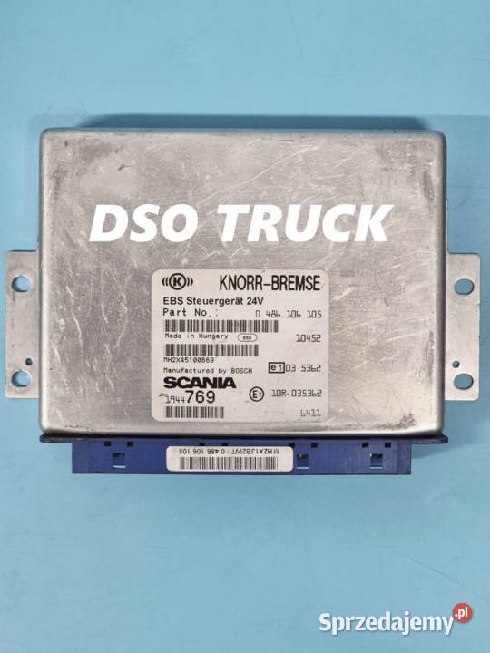 STEROWNIK KOMPUTER EBS SCANIA 1944769 0486106105 ciężarowe Zawichost