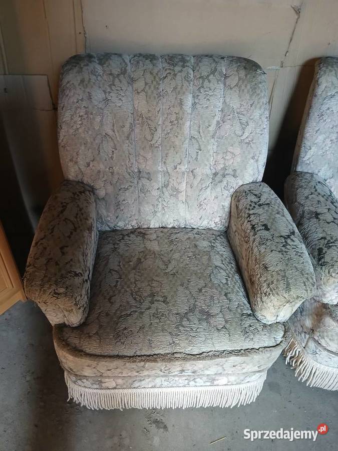 Komplet wypoczynkowy kanapa i 2 fotele vintage Tomaszów Lubelski sprzedam