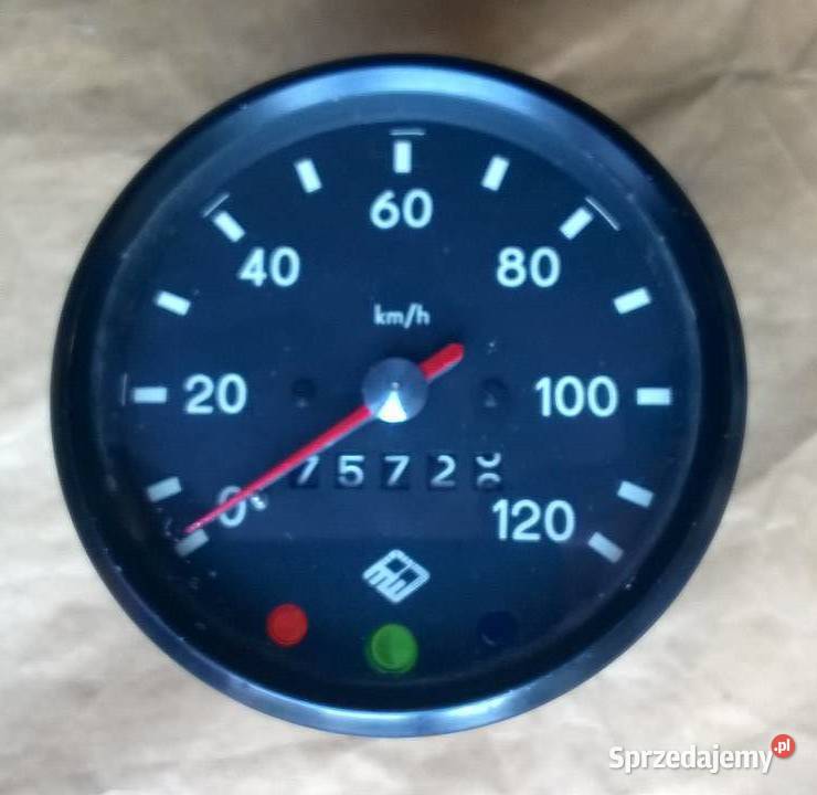 Oryginalny DDR licznik zegar Trabant Wareburg osobowe