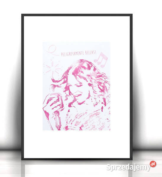 muzyka plakat A4 Violetta plakat na ścianę mały Olsztyn