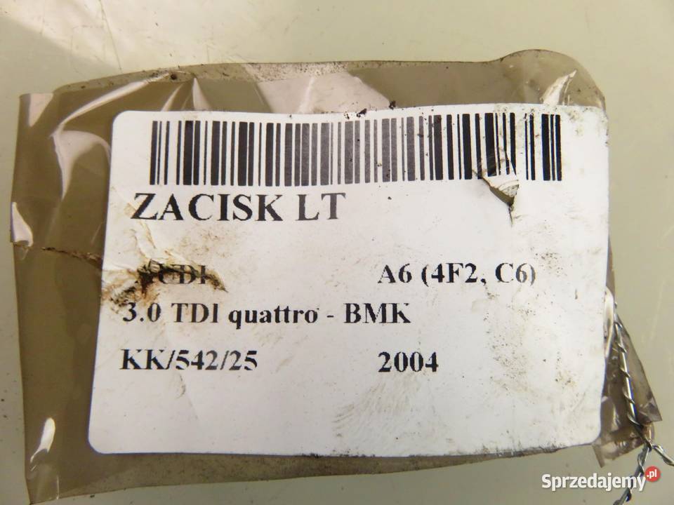 ZACISK LEWY TYŁ AUDI A6 C6 30 TDI quattro osobowe Zaciski i jarzma