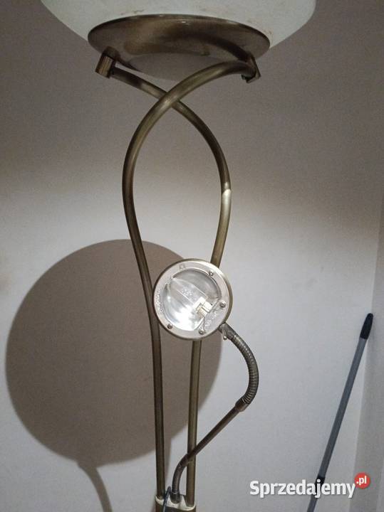 Mosiężna lampa stojąca Massive łódzkie Radomsko