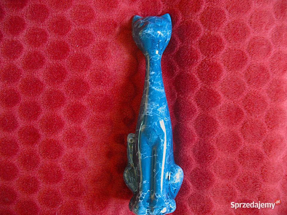 Kot Powabna koteczka marmurek figurka porcelana Siedlce