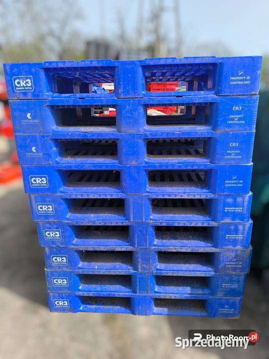 Paleta plastikowa CR3 niebieska Głogówko