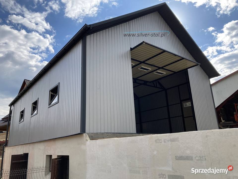 Garaż blaszany 6X12 6X9 Silverstal Garaże RAL śląskie Gliwice