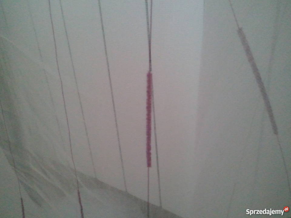 Firanafiranka w prążki czerwone wrzosowe wys300 biały Radom sprzedam