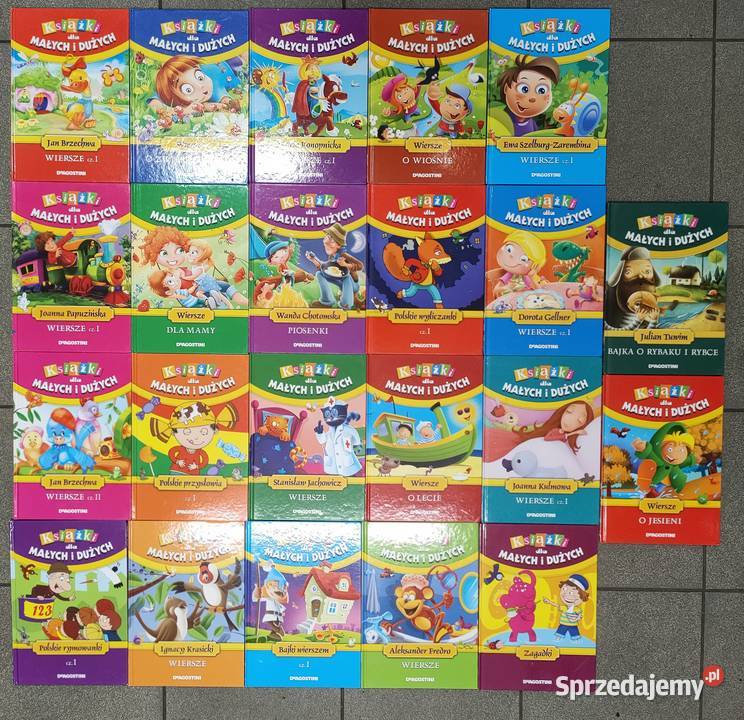 Książki małych i dużych zestaw 22 tomy 121 36 Sosnowiec