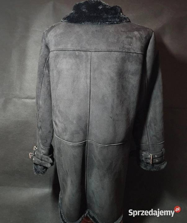 Płaszcz Stylowy Płaszcz ze sztucznym futerkiem Zimowa  Oława