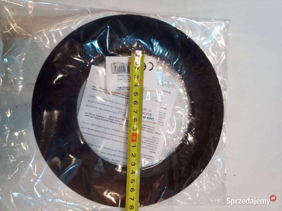 Rozeta kominkowa fi 130 czarna stal Bydgoszcz