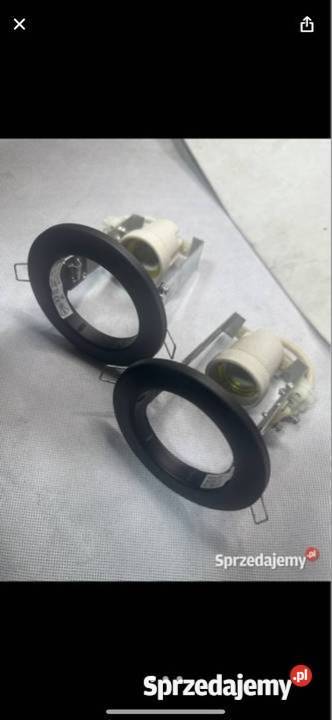 Sufitowa oprawa punktowa czarna na gwint E27 Gliwice